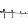 Sliding Barn Door Hardware Kit, 12FT Barn Door Kit, 330LBS Load-bearing Double Barn Door Hardware Kit, Carbon Steel Barn Door Track, Darn door for