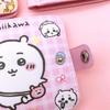 Kawaii Chiikawa Coin Bag Cute Cartoon Pu Leather Wallet Short 2-Fold Money Change Pouch Lovely Casual Card Holder With Buttons