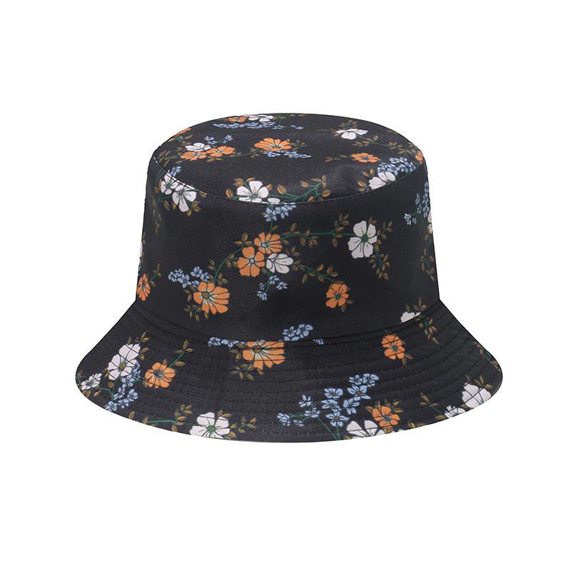 Bucket Hat Floral Four Leaf Clover Fisherman Hat Sun Protection Beach Hat Women