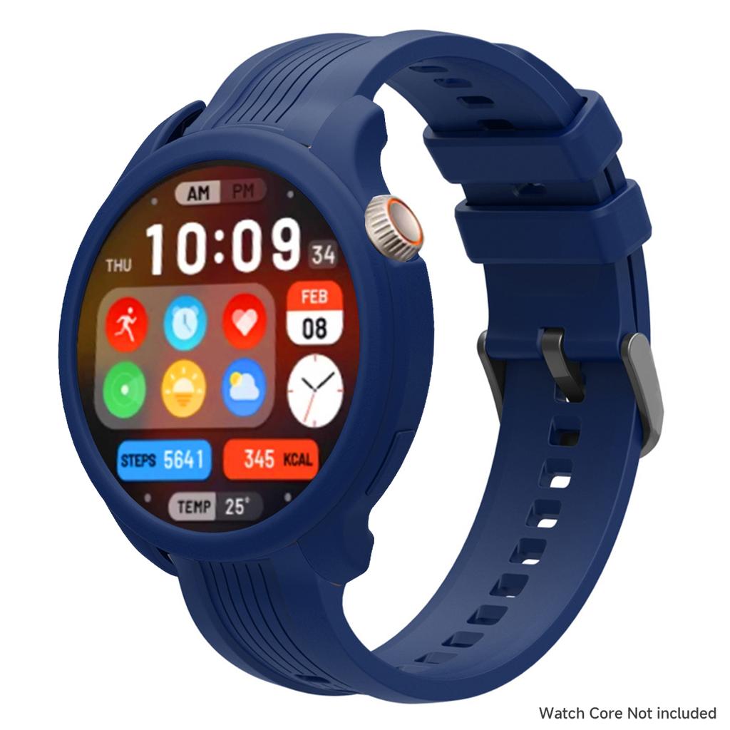 Silikonarmband+Hülle Für Amazfit Balance Verstellbares Sportarmband Smartwatch Anti-Fall Kratzfestes Armband Uhrengehäuse Set Zubehör