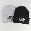 Children Creative Cartoon Bow-knot Embroidery Beanie Hat Breathable Knitted Cap for Winter