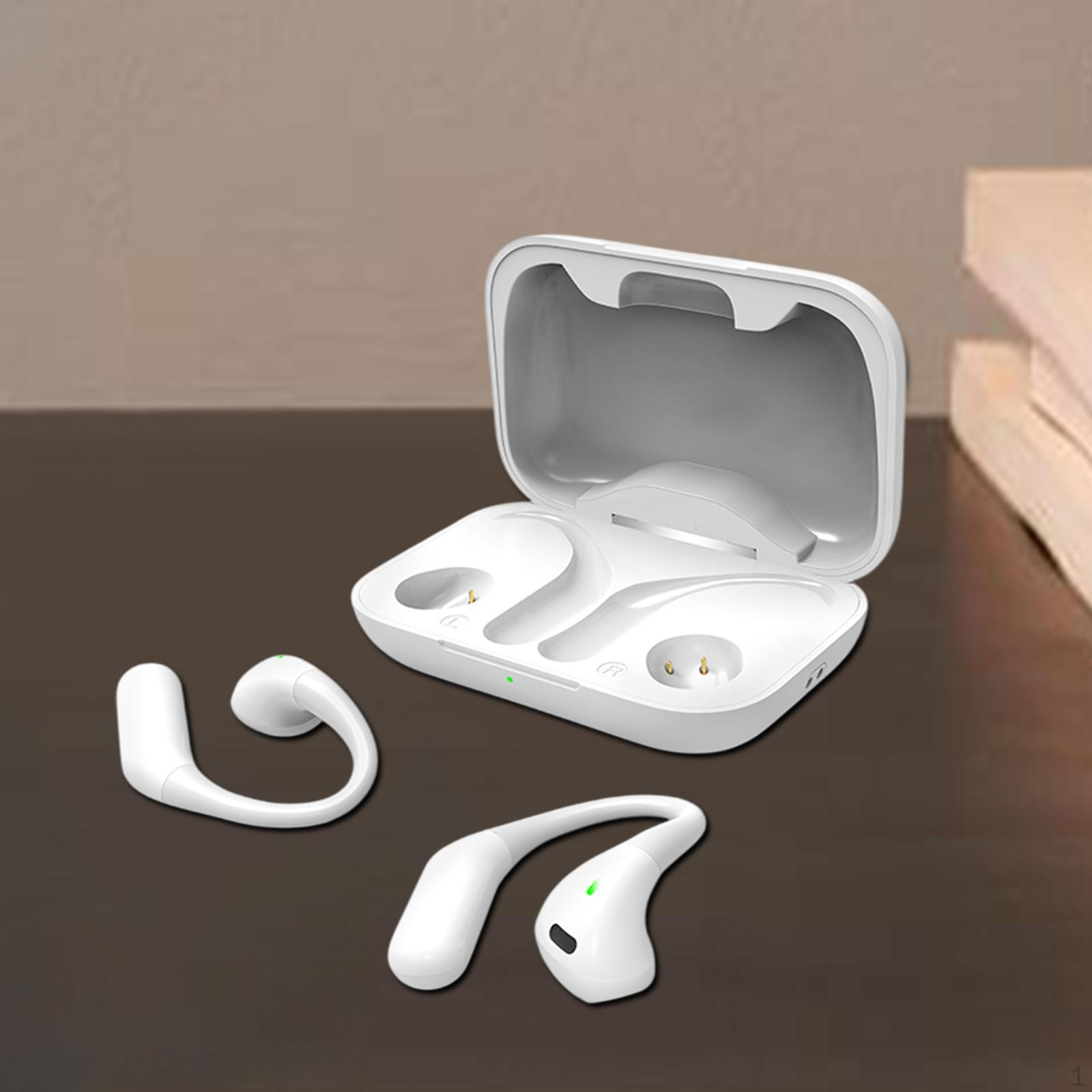 

Переводчик языка Наушники-вкладыши Наушники с низкой задержкой Перезаряжаемый переводчик для работы белый