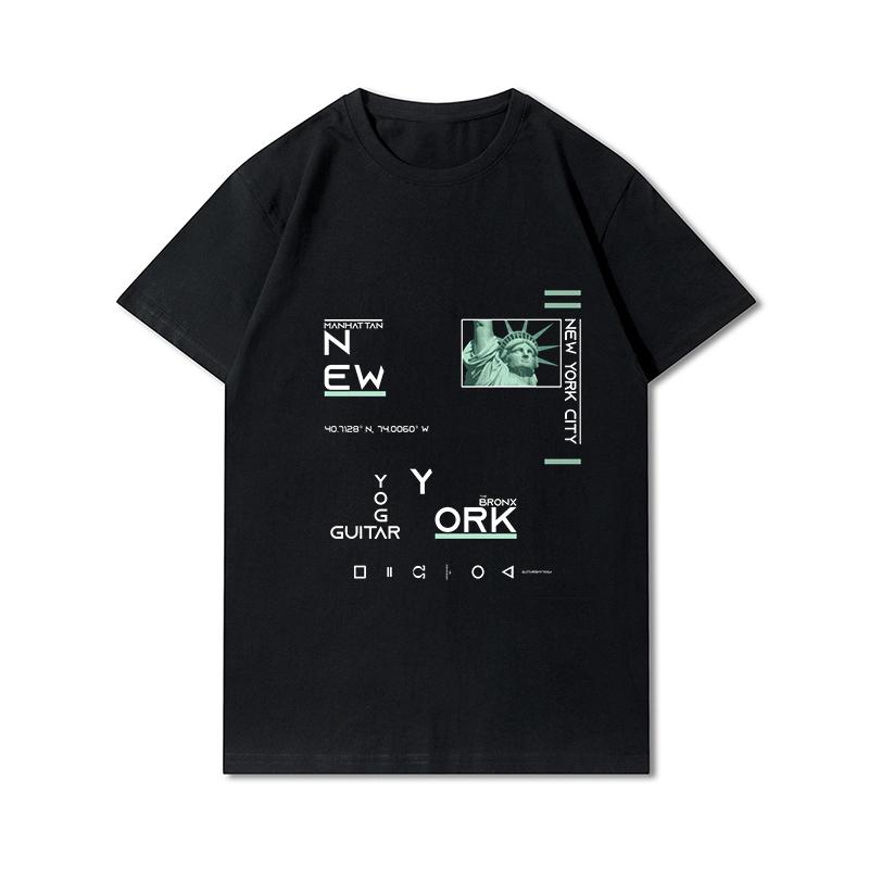 T-shirt Grafica Harajuku Vintage Anni '90 Magliette Donna Brooklyn Estive Oversize Streetwear Top Gotici Punk