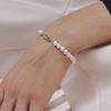 White 6mm Pearl Bracelet (L) OTB1229L5PWI