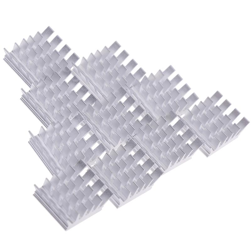 10 Pcs Aluminium Heatsink Computer Cooler Radiator Heat Sink For Motherboard