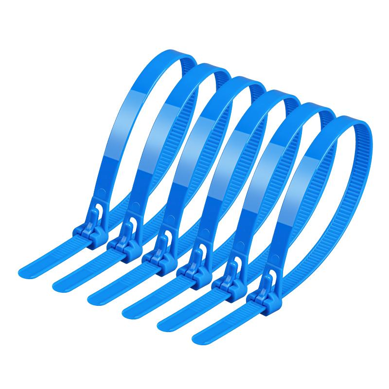 Nylon Flame Retardant Releasable Cable Ties 8*250mm, Reusable, Factory Direct Supply, Preferential Price
