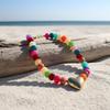 1 szt. Gruba Letnia Plażowa Biżuteria Statement Prezenty Boho Kolorowy Akrylowy Naszyjnik Choker z Koralików Dla Kobiet