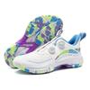 Cross-border New Badminton Shoes Men's Rotating Buckle Outdoor Tennis Training Shoes Non-slip Student Competition Sports Shoes Men