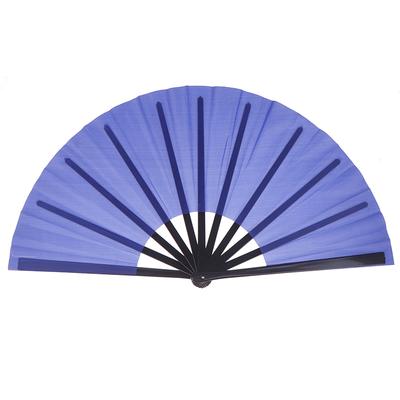 Chinese Martial Arts Kung Fu Fan Tai Chi Dance Fan Plastic Stage Performance Folding Fan Solid Color Fan Photo Prop