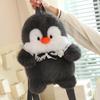 MyRytanda New Cute Penguin Plush Backpacks Cartoon Animals Stuffed Plush Bag Kawaii Lady Messenger Bag Children Birthday Gifts