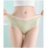 Japanese Women's Underwear Korean Version Girls' Breathable Mid Waist Cute Large Triangle Underwear