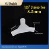 Three-Dimensional Plastic Right Angle Joint Connector for Tent and Studio Accessories