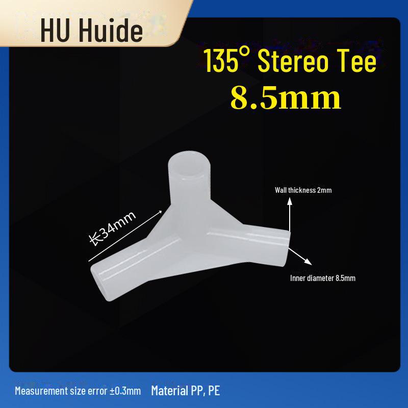 Three-Dimensional Plastic Right Angle Joint Connector for Tent and Studio Accessories