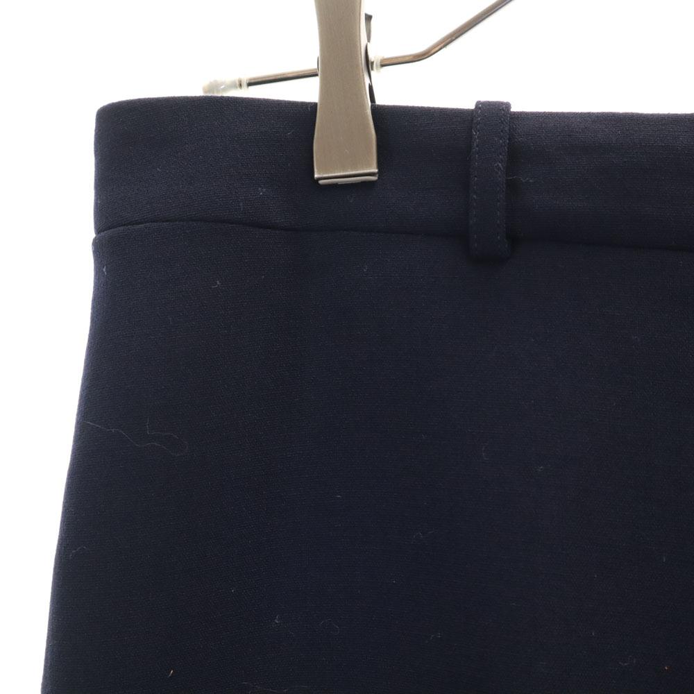 Celine French Wool Blend Slacks Pants 40 Navy Women Used