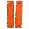 1Pair Rubber Bicycle Handle Grips Anti Slip Handlebar Grips for Mountain Road Urban BikeOrange