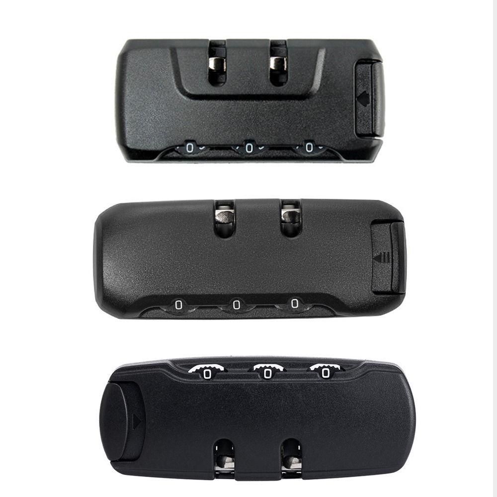 Black Digital Lock Code Suitcase Padlock Suitcase 3 Digit Combination Padlock  Travel
