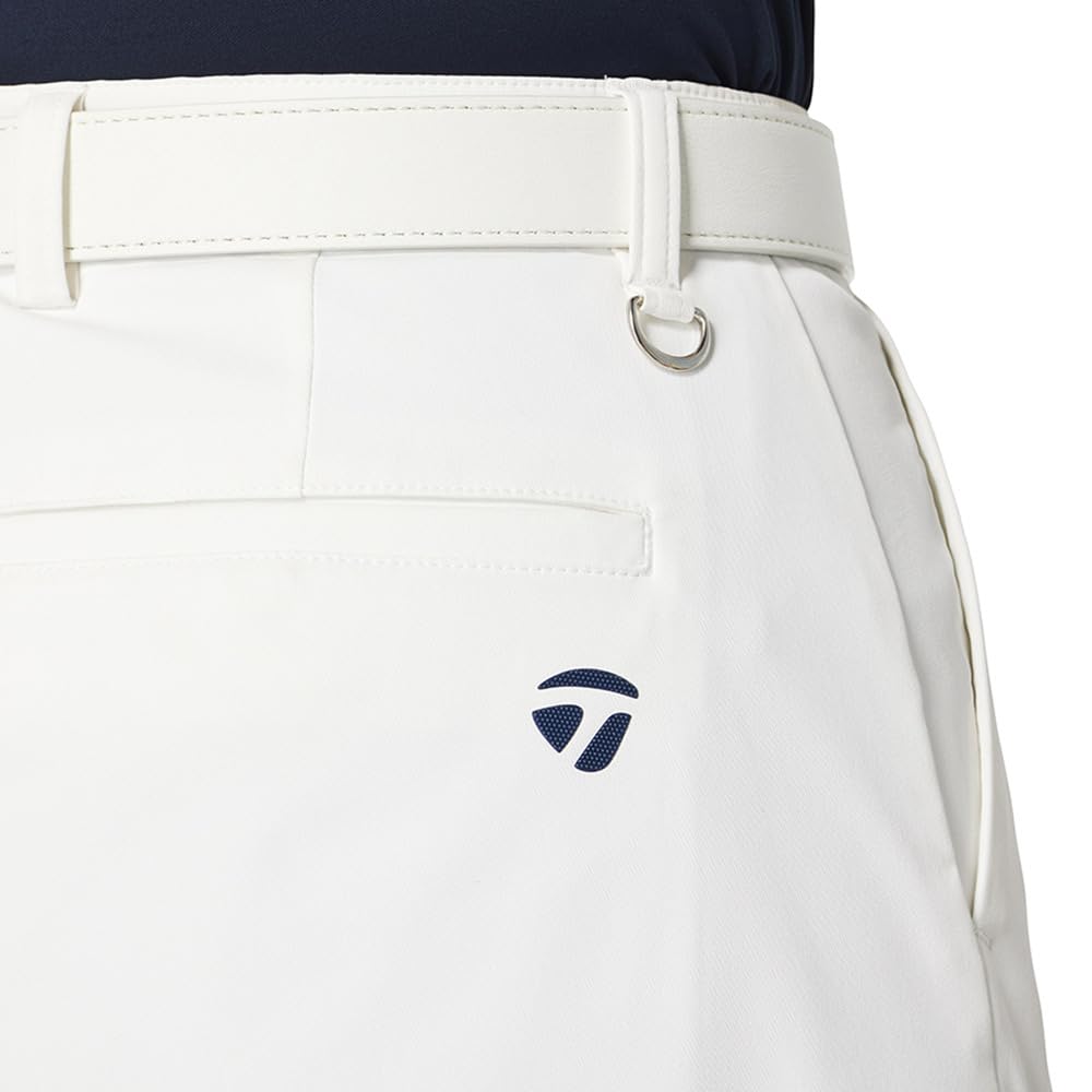 TaylorMade Pleated Shorts, White, Size Small, Women's, 2025SS UN693