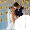 Hanging Star Banners Hanging Ornament Decorative Party Backdrop Decorations for Birthday Wedding Baby Showers