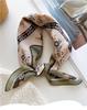 Fashion Korean version of thin silk cotton blended silk scarf women's summer light silk cotton scarf head scarf square scarf versatile silk scarf