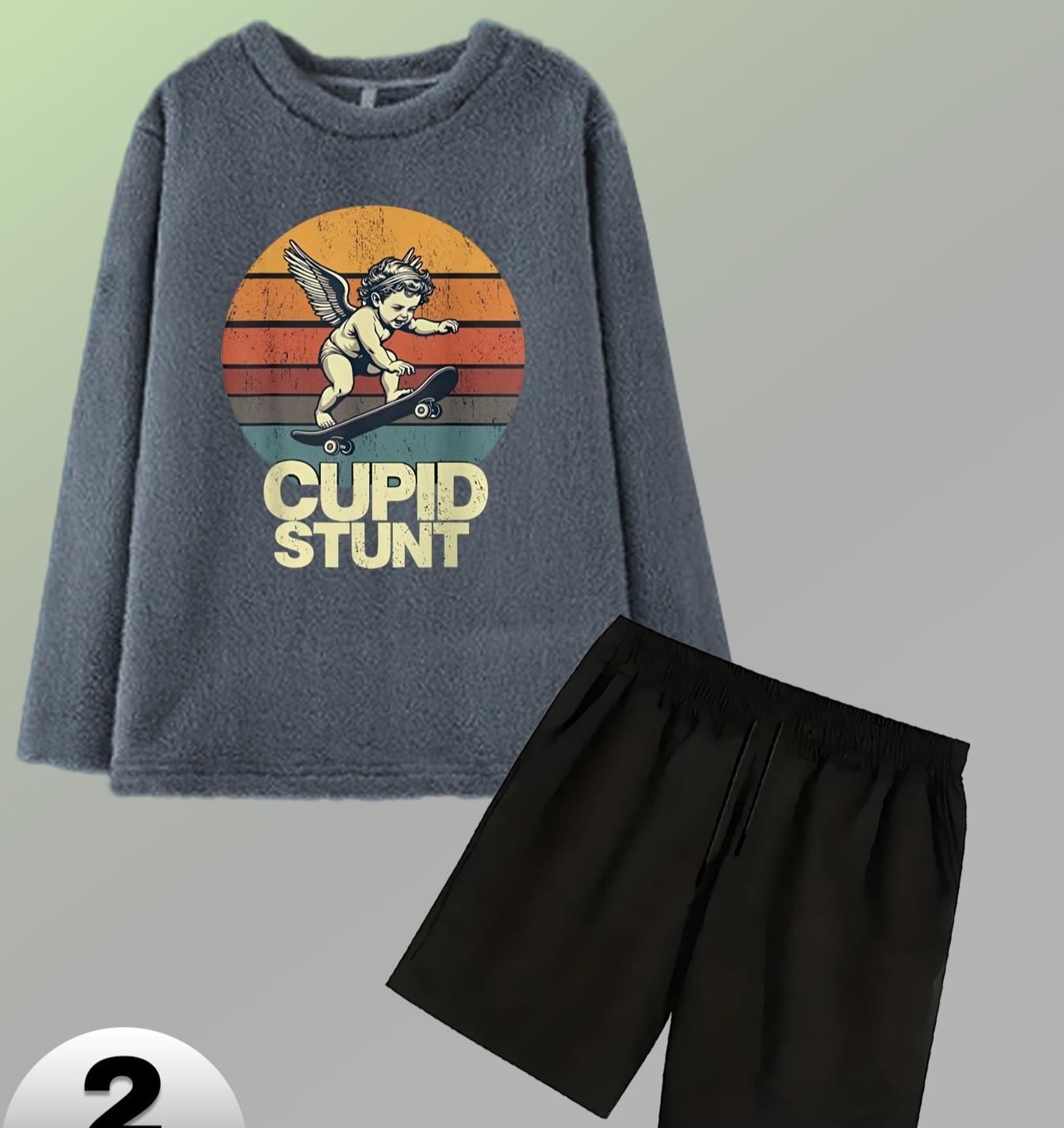 

Soft Flannel Loungewear Set for Men, Warm & Breathable, Ideal for Cold Mornings XXL сірий