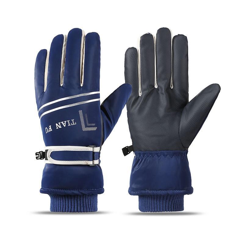 Winter Ski Gloves Men Thick Insulated Windproof Waterproof Touchscreen Snowboarding Hiking