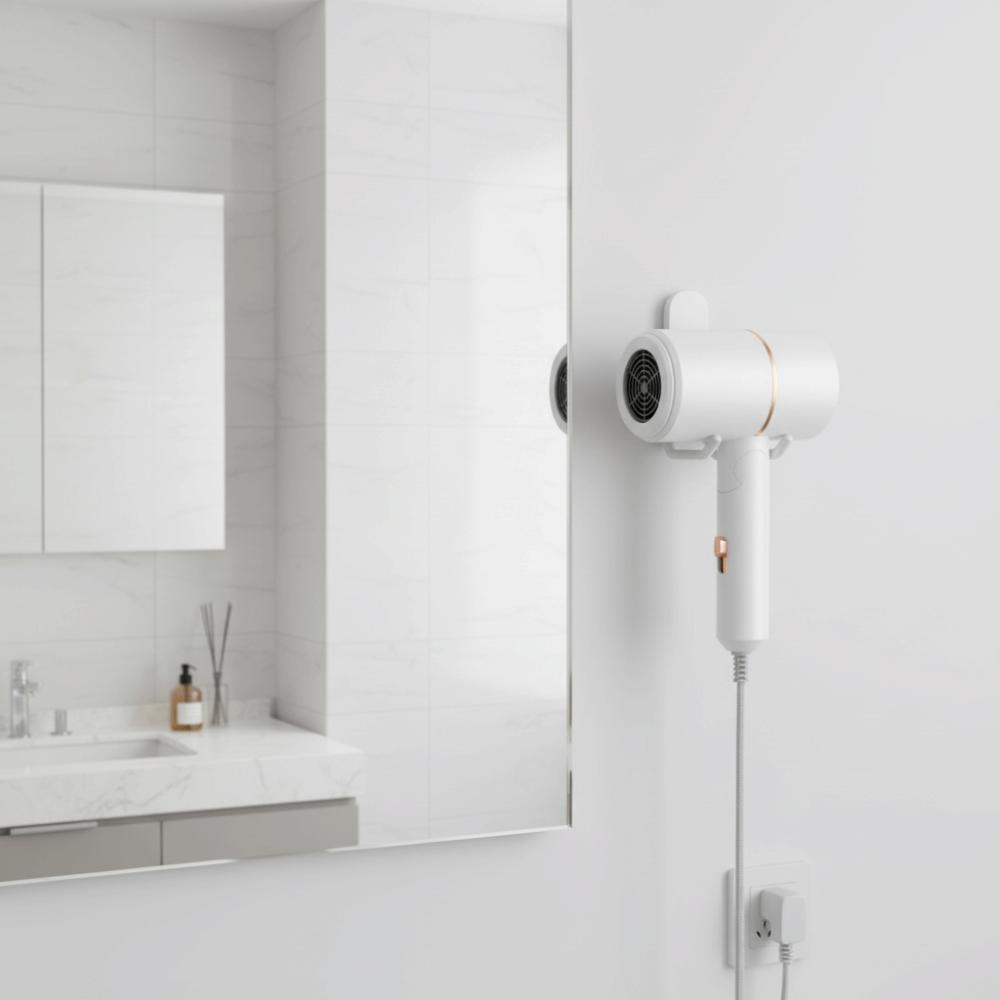 Low Noise Foldable Hair Dryer Space-saving Hair Blower Portable Dormitory Hair Dryer  Hair Care