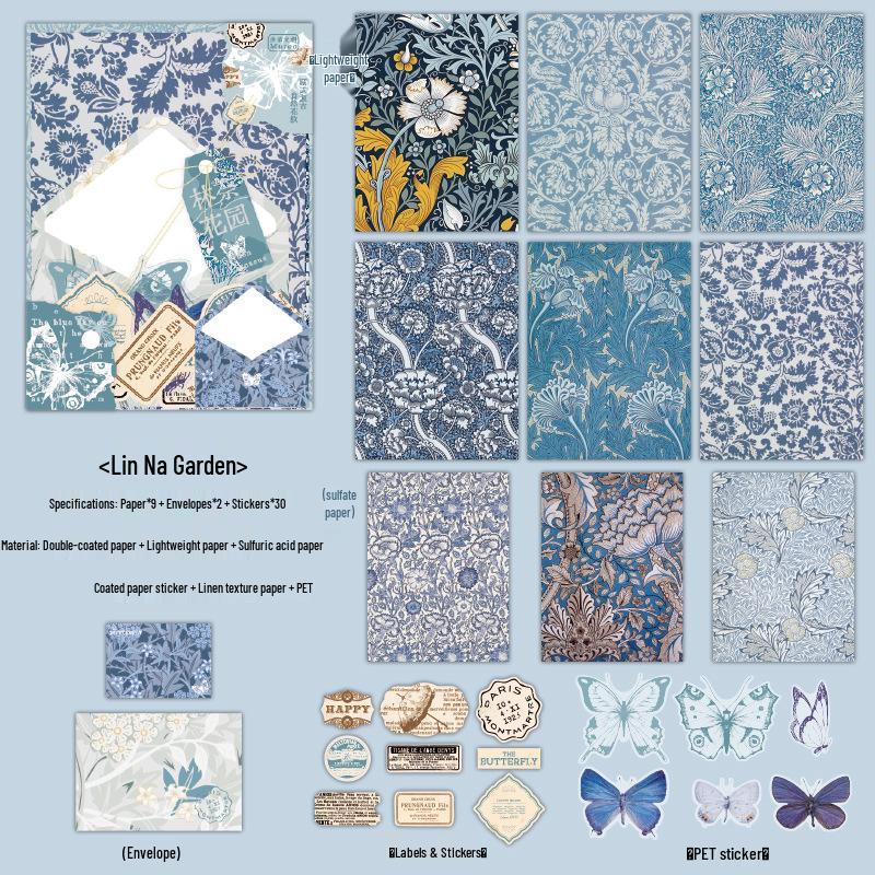 Maurice s Butterfly Retro Collage & Journal Sticker Pack
