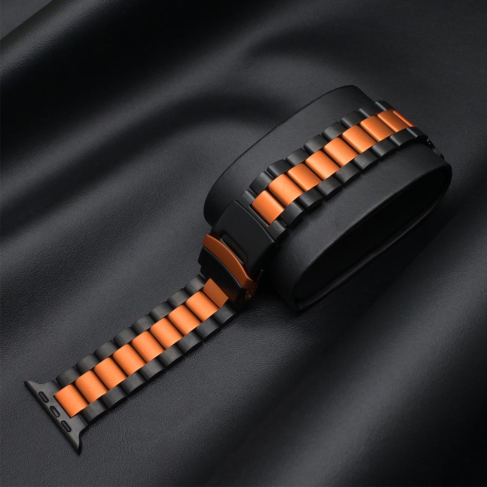 Titanium Bracelet for Apple Watch Band Ultra 2/1 49mm 46mm 45mm 44mm Business Men Strap For Iwatch 10 7 8 9 4 5 6 SE Accessories