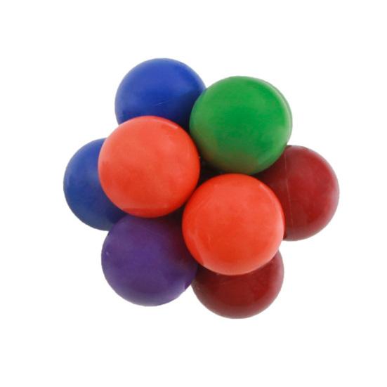 Decompression Ball Wear Resistant Bright Color Eco-friendly No Odor Interesting Relieve Stress Plastic Colorful Sensory