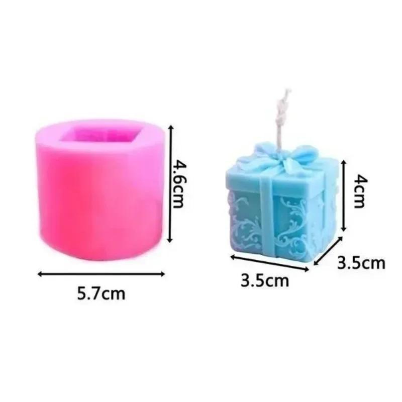 New Christmas Silicone Candle Mould Aroma Gypsum Mold for DIY Soap Making Scented Aromatic