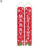 Christmas Porch Sign Bright Color Festival Supplies