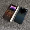 New Carbon Fiber Kevlar Pattern Phone Case For VIVO X200 Pro Mini X200S Ultra Thin Magnetic Shockproof Cover