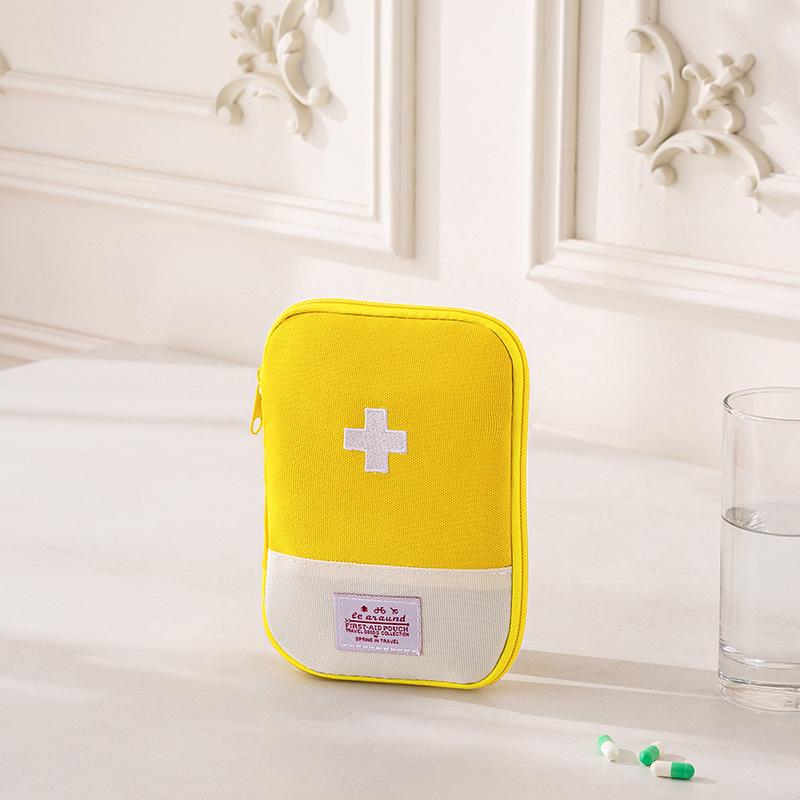 Foldable Large-Capacity Medicine Box: Dustproof & Moisture-Proof First Aid Travel Storage Bag