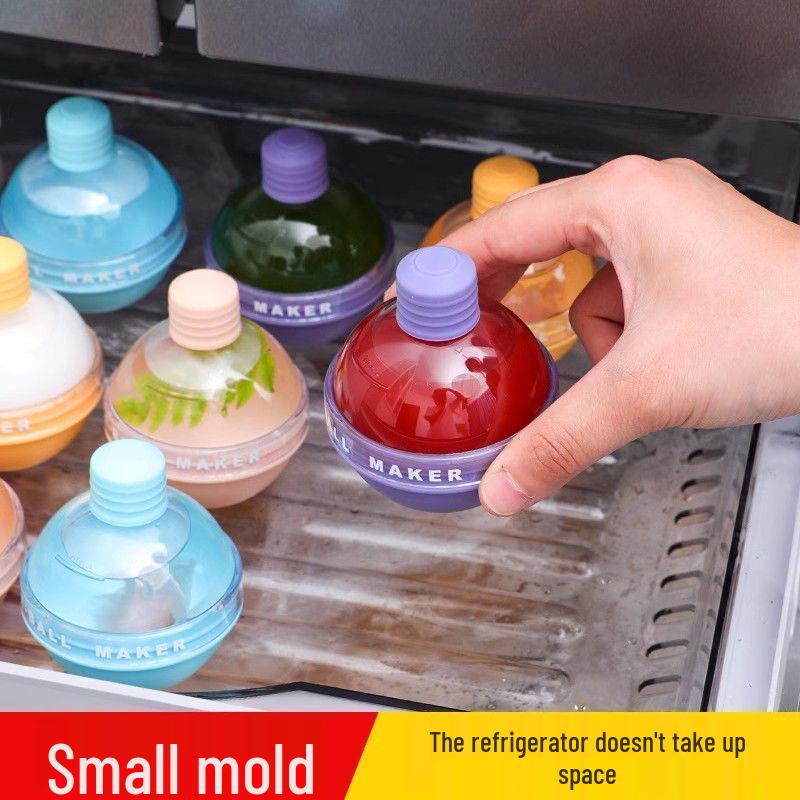 Silicone Ice Ball Mold for Easy Release: Home Use Whiskey Sphere Tray