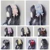 NEW Lolita Ruffled Headband Sweet Star Embroidery Lace Ribbon Bow Hairband with Hairpins Anime Maid Cosplay Headdress