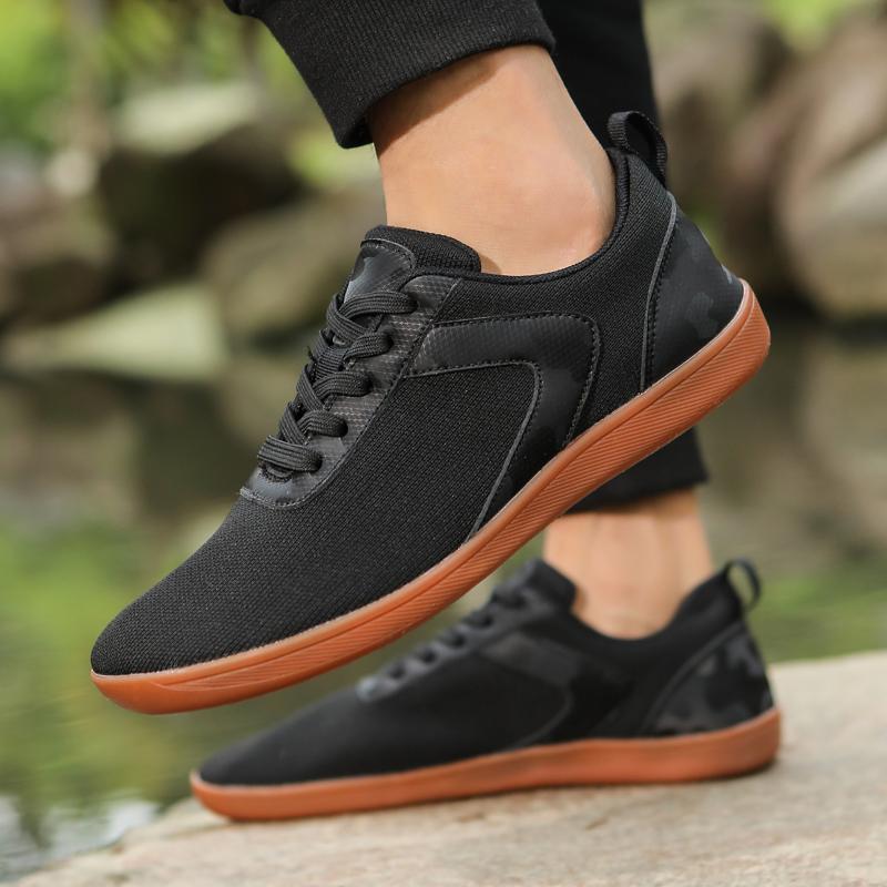 Minimalistické barefoot boty Unisex Lehké Prodyšné Zero Soles Široká špička Pánské běžecké boty Outdoor Ležérní vycházková obuv