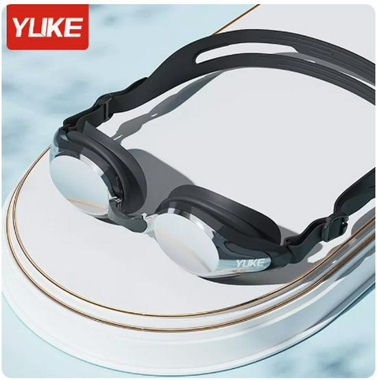 Okulary pływackie HD Anti-Fog dla krótkowzroczności z zatyczkami do uszu dla mężczyzn i kobiet