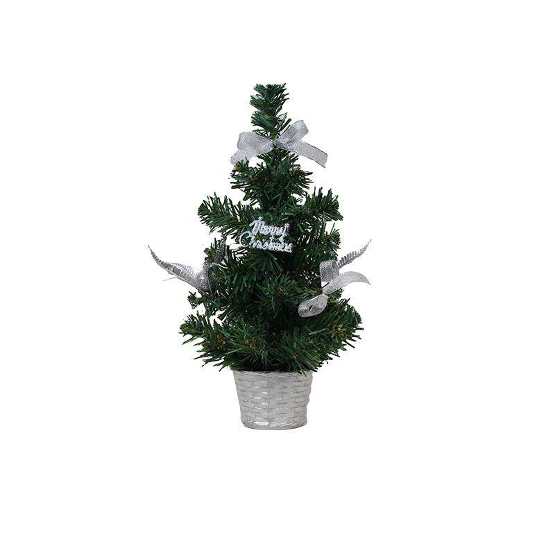 20/30/40cm DIY Christmas Desktop Tree with Ornaments - Potted Decorations