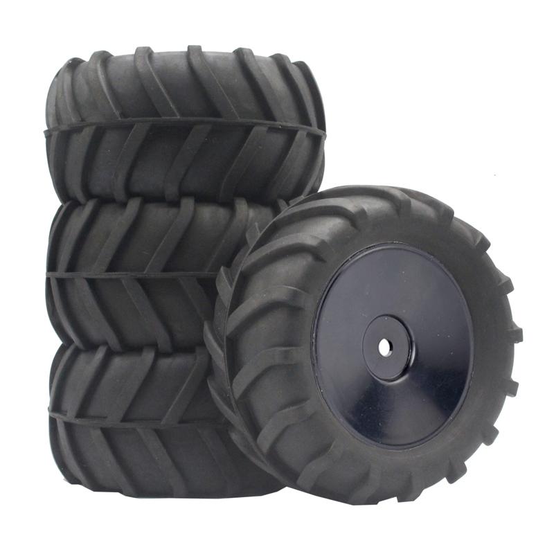 4PCS 85mm 12mm Hex Monster Truck Wheel Rubber Tires for SCY 16101 Pro 16102 Pro WLTOYS 144001 144010 1/16 Off-Road RC CarParts
