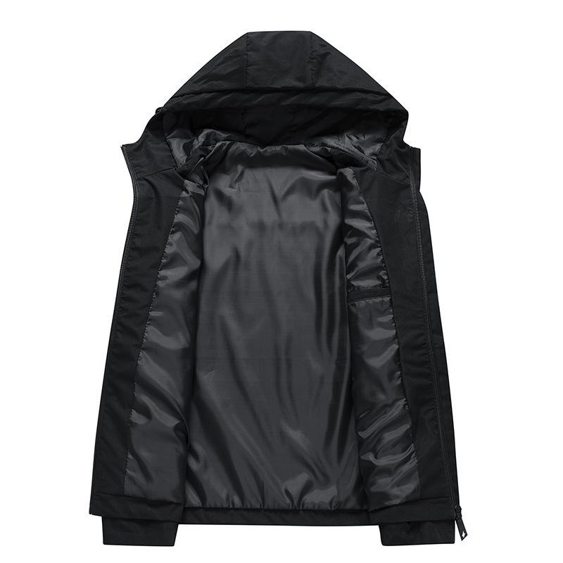 Chaqueta con capucha casual de estilo coreano para hombre, primavera/otoño 2024