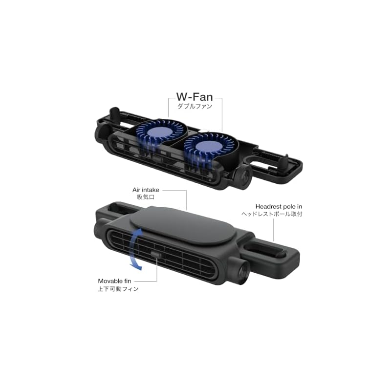 Tsuchiya Yac Neck Wide Fan Slim DF65 (Car Accessories)