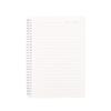 Creative B5 Thick Soft Rubber Coil Notebook for Students - A5 Horizontal Lined Grid Diary Stationery