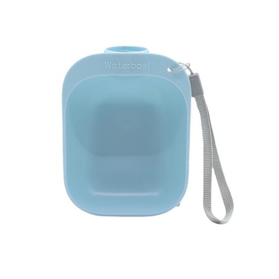 Flaschenaufsatz Haustier-Wassernapf Tragbarer Hunde-Wassernapf Reise-Trinknapf mit Lanyard für Hunde und Katzen Camping