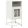 VidaXL Bedside Table White 36x39x78 Cm Cold-rolled Steel, Side Table, Bedside Cabinet, Side Table for 853415
