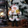 Christmas Decoration Products Resin Santa Claus Ornament Stand up Doll Pendant Model Props Showcase Supermarket Hotel Display