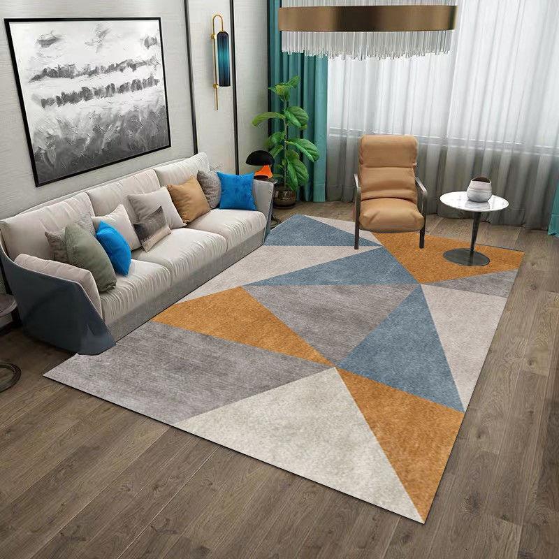 Nordic Geometric Abstract Carpet Living Room Large Area Rugs Non-slip Entrance Floor Mat Modern Home Decoration Bedroom Carpets
