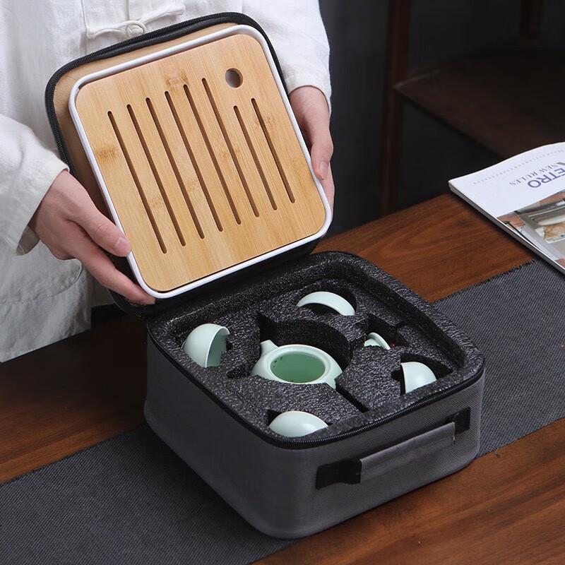 Portable Ceramic Gongfu Tea Set