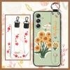 Protective Ring Phone Case For Samsung Galaxy M34 5G/SM-M346B Fashion Design Dirt-resistant Waterproof Silicone Lanyard