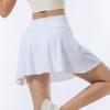 Women's Quick-Dry 2-in-1 Sport Skirt: Summer Running, Tennis, Yoga, Anti-Exposure, Breathable, Hip-Covering.