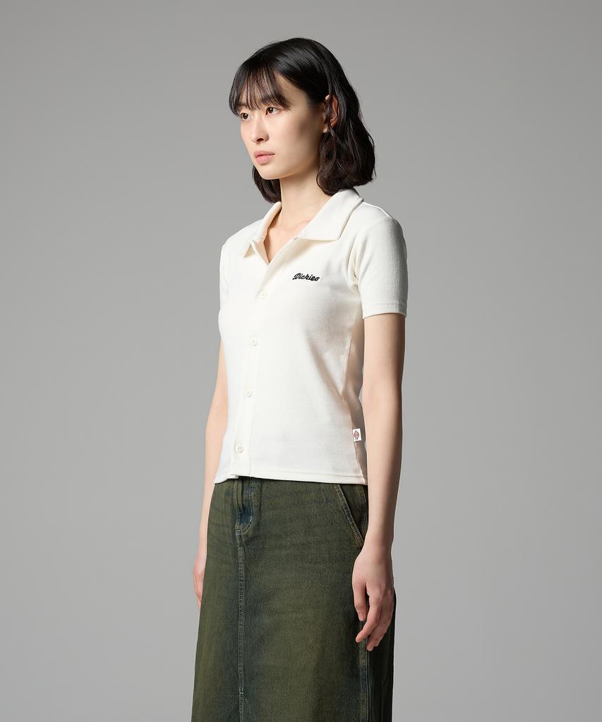 DICKIES Women'S Tallahassee Polo Shirt Egret